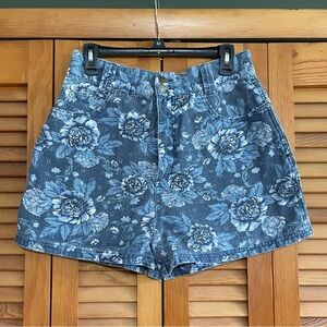 Vintage Floral Denim Republic Shorts